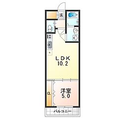 間取図画像 1LDK