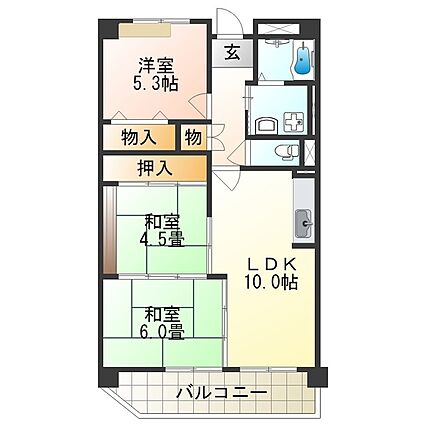 ツバイト東住吉_間取り_0