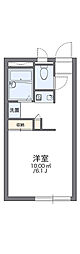 レオパレスエルドラード 1Kの間取図画像