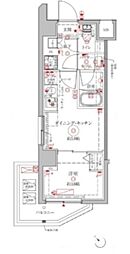 クレイシアIDZ練馬富士見台 1DKの間取図画像