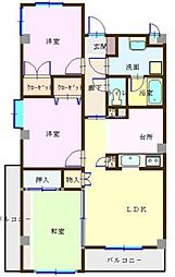 サンライズ泉 3LDKの間取図画像