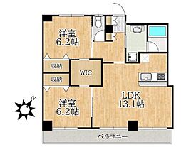 lives.行徳 2LDKの間取図画像