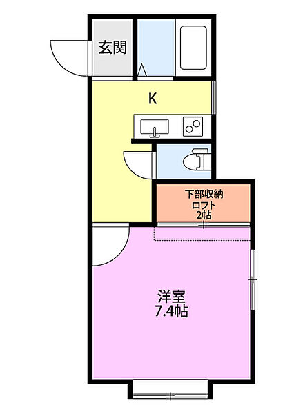 同じ建物の物件間取り写真 - ID:215002795357