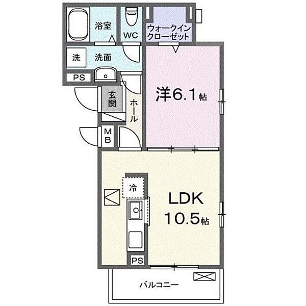 東京都八王子市石川町(賃貸アパート1LDK・2階・40.13㎡)の写真 その2