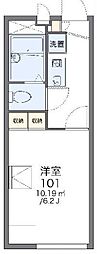 レオパレスサン南林間 1Kの間取図画像