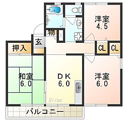 ディアコート A棟 2階