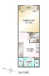 MyHome RELAXA 1DKの間取図画像
