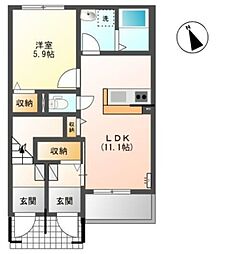 間取図画像 1LDK