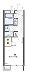 レオパレス旭 1Kの間取図画像