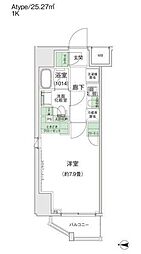 スタイリオ蒲田2 1Kの間取図画像