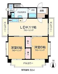 ホワイトコートII 5階/-