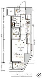 Log横浜駅東 1Kの間取図画像