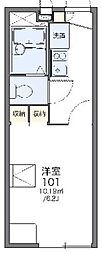 レオパレスマ・メゾン 1Kの間取図画像