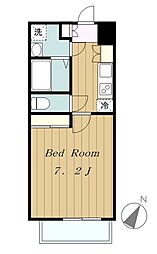 Primal Machida (プライマルマチダ) 5階1Kの間取り