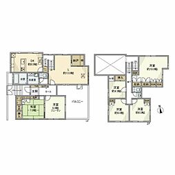 小川戸建 6LDKの間取り