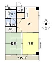 間取図画像 2DK