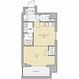 コレット春日 5階1DKの間取り