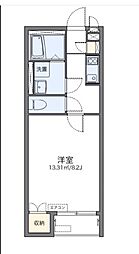 レオネクストセレッサ3 1Kの間取図画像