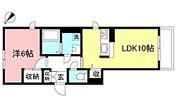 シャーメゾン相模台 1LDKの間取図画像
