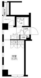池袋シティハウス 1Kの間取図画像