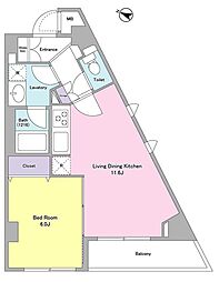 間取図画像 1LDK