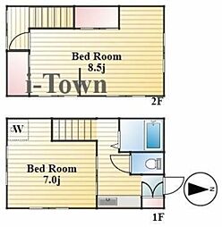 Ｔ´Ｓ ＨＯＵＳＥ 2 2Kの間取り