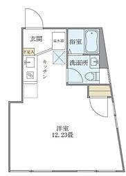 レガリア千川 ワンルームの間取図画像