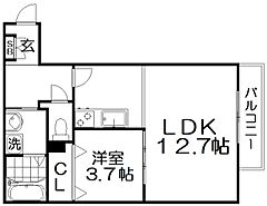 物件の間取り