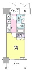 常盤レジデンシア荻窪 1Kの間取図画像