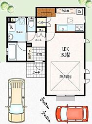 大神町二丁目住宅 3LDKの間取り