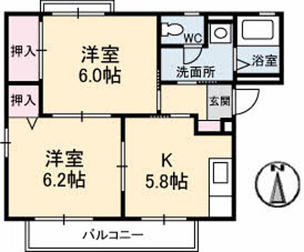 同じ建物の物件間取り写真 - ID:234021508342