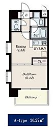 S-FORT八王子南 1DKの間取図画像