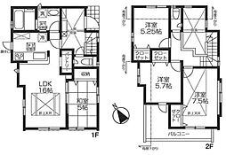 BLOOMING MAISON府中市押立町1号棟 4LDKの間取り