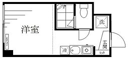 サンハイム田町 3階ワンルームの間取り