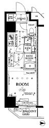 ARTESSIMOAQUTO 1Kの間取図画像