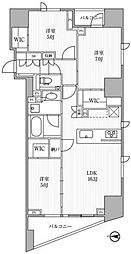 ディームス方南町 3LDKの間取図画像