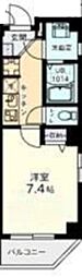 イーストランド日本提 1Kの間取図画像