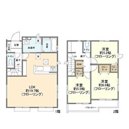 Kolet多摩湖町02 1階3LDKの間取り