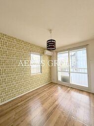 メゾン東領家 B棟 2階2DKのリビング/ダイニング