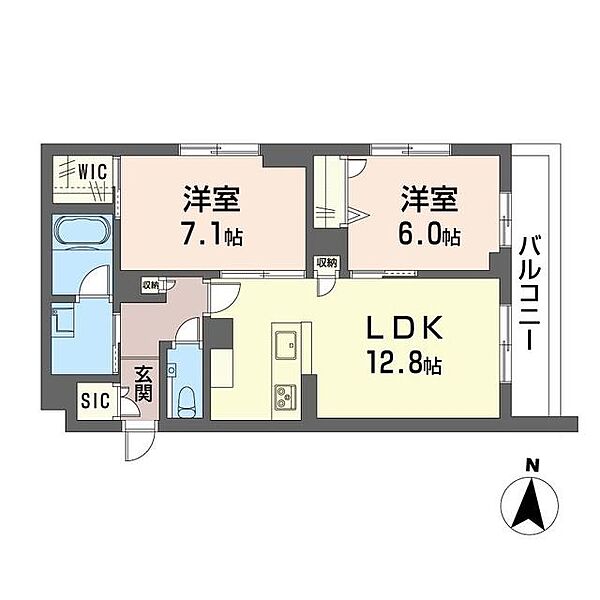 同じ建物の物件間取り写真 - ID:211045547087