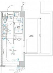 dips上板橋 1Kの間取図画像