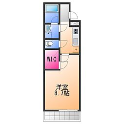 フジパレス堺鳳東2番館 1Kの間取図画像
