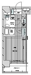 メインステージ王子2 1Kの間取図画像