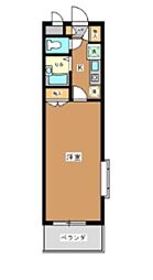 間取図画像 1K
