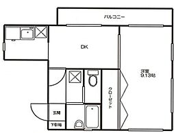 間取図画像 1DK