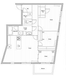 エディット文京千石2 3LDKの間取図画像