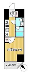 SHOKEN Residence新小岩 2階1Kの間取り
