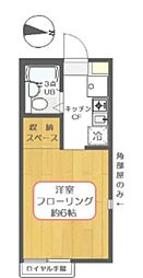 MY・ピュア千住曙町B ワンルームの間取図画像