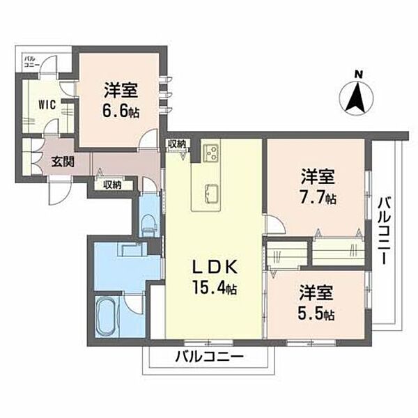 同じ建物の物件間取り写真 - ID:243007332405