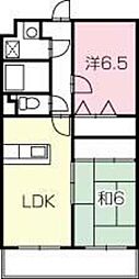 GranTeao 2LDKの間取図画像